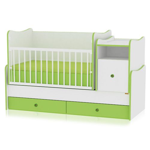 Кроватка Bertoni TREND PLUS (white/green)